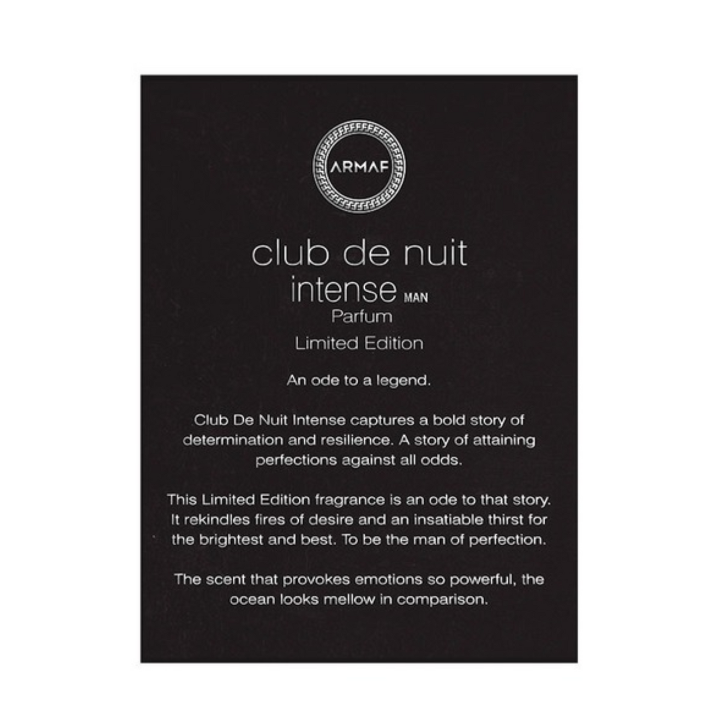 Armaf Club De Nuit Intense Man- Luxury Limited Edition 105ml Parfum